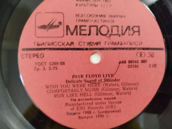 Pink Floyd - Delicate Sound Of Thunder (2 LP, USSR) - Image 6