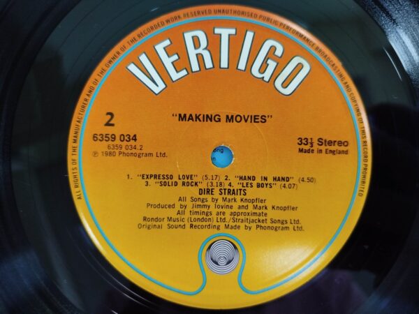 Dire Straits - Making Movies (UK, Vertigo) - Image 6