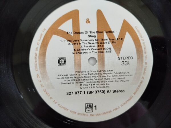 Sting - The Dream of the blue turtles - Image 6
