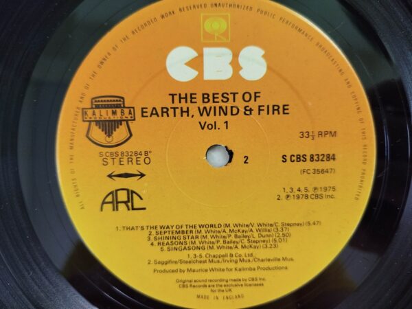 Earth, Wind and Fire - The Best Vol. I - Image 6