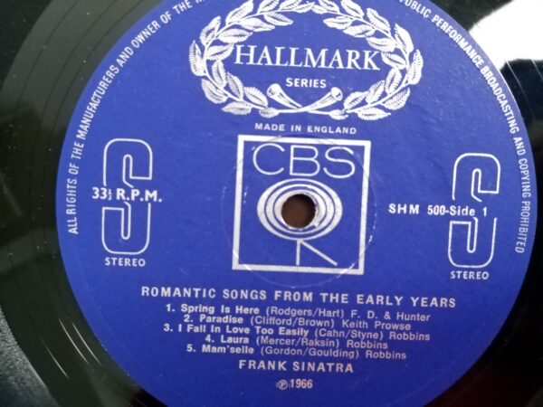Frank Sinatra - Romantic Songs From The Early Years - Image 4