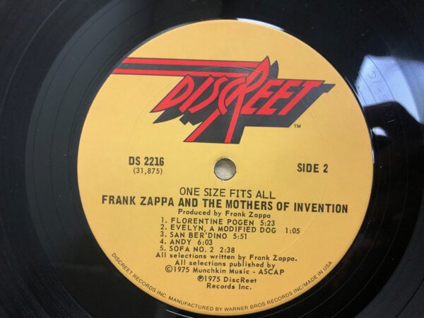 Frank Zappa And The Mothers Of Invention – One Size Fits All - Image 5