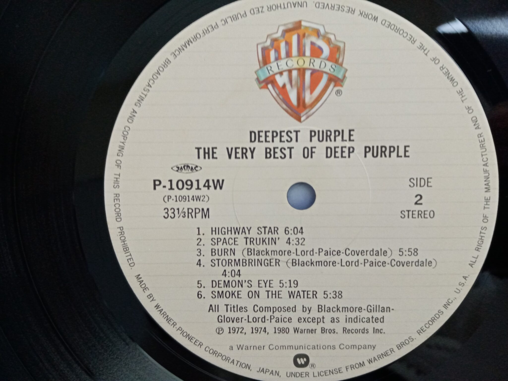 Deep Purple Deepest Purple The Very Best Of Deep Purple
