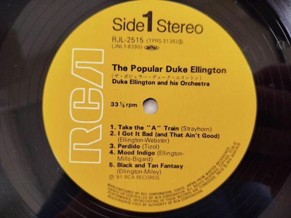 Duke Ellington And His Orchestra – The Popular Duke Ellington (Japan Pressing) - Image 5