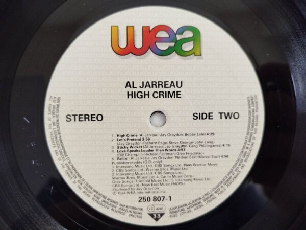 Al Jarreau - High Crime - Image 5