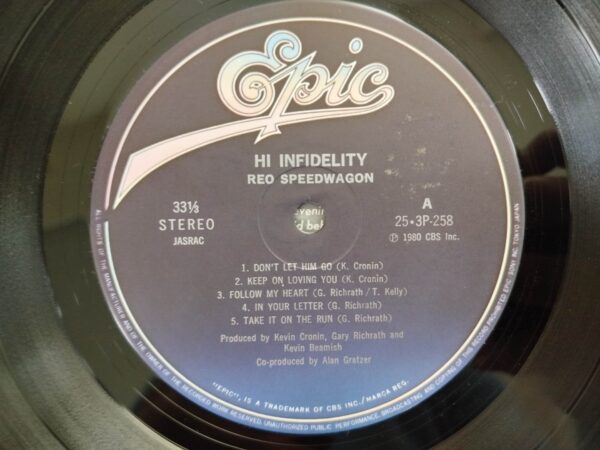 REO Speedwagon - Hi Infidelity (Japan Pressing) - Image 6