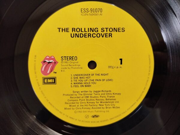 Rolling Stones ‎- Undercover (Japan Pressing) - Image 5