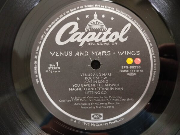 Wings - Venus And Mars (Japan Pressing) - Image 5