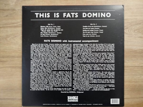 Fats Domino - This Is Fats Domino! - Image 4