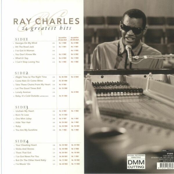 Ray Charles - 24 Greatest Hits (2LP, remastered) - Image 2