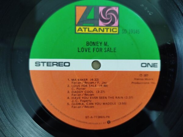 Boney M. - Love For Sale (USA, Atlantic) - Image 3