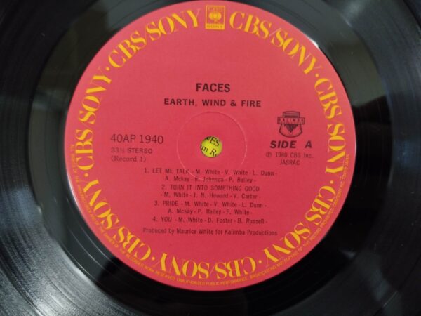 Earth, Wind & Fire - Faces (2LP, JP) - Image 5