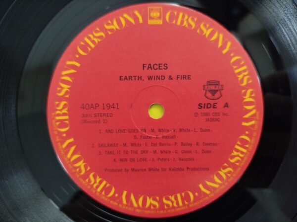 Earth, Wind & Fire - Faces (2LP, JP) - Image 6