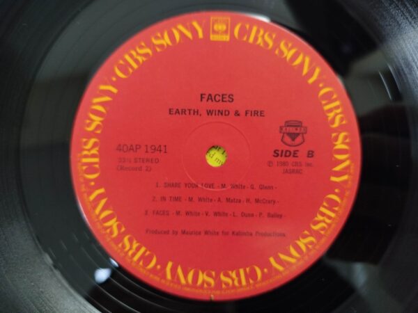 Earth, Wind & Fire - Faces (2LP, JP) - Image 7