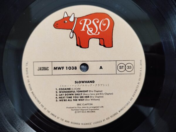 Eric Clapton ‎- Slowhand (JP, Gatefold) - Image 6