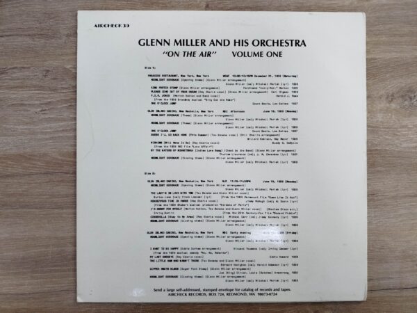 Glenn Miller And His Orchestra - On The Air (Vol. 1) - Image 3
