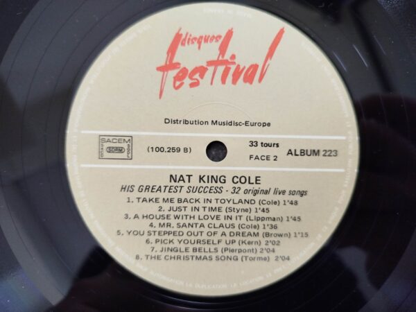 Nat King Cole - His Greatest Success 32 Live Original Songs - Image 7