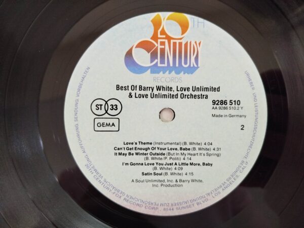 Barry White, Love Unlimited & Love Unlimited Orchestra - Best Of Barry White, Love Unlimited & Love Unlimited Orchestra - Image 6