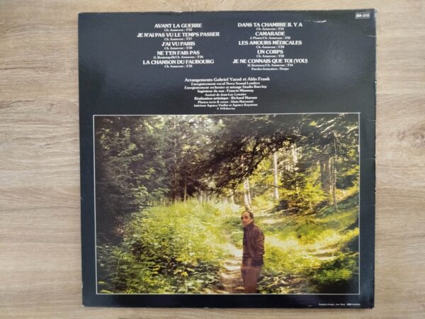 Charles Aznavour - Je N'ai Pas Vu Le Temps Passer... - Image 3