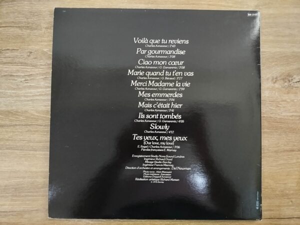 Charles Aznavour - Voilà Que Tu Reviens - Image 3