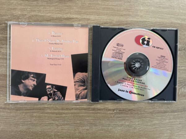 Chet Baker Duo Philip Catherine - There'll Never Be Another You (CD) - Image 4