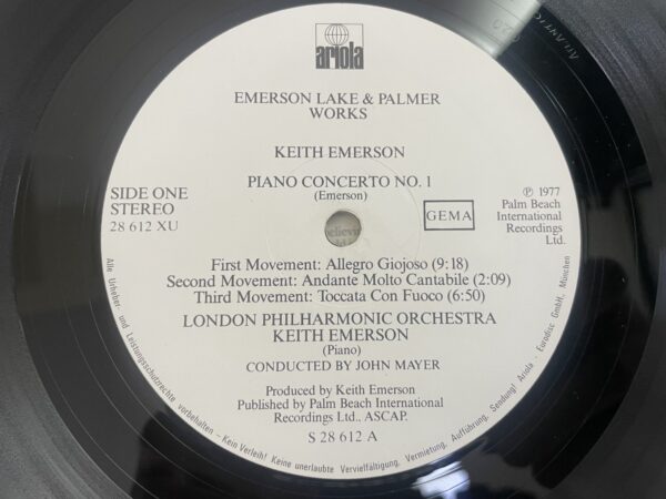 Emerson Lake & Palmer - Works (Volume 1) (2LP) - Image 5