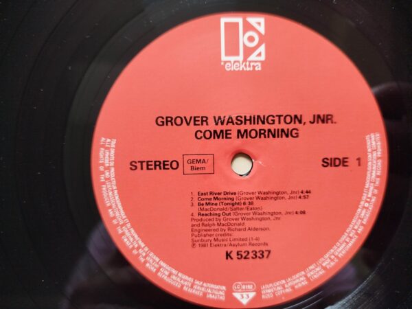 Grover Washington, Jr. - Come Morning - Image 6