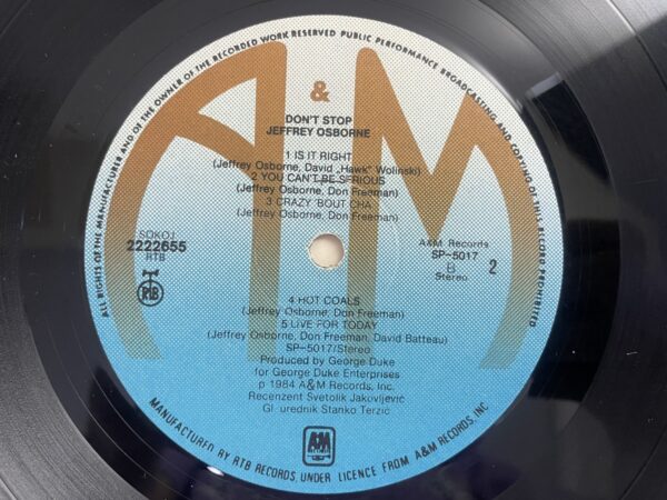 Jeffrey Osborne - Don't Stop - Image 6