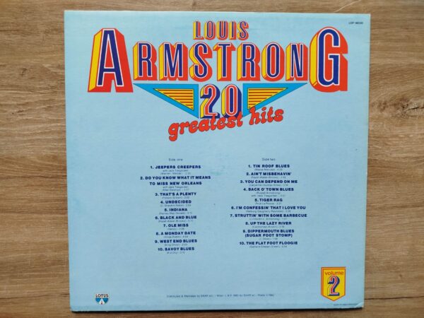 Louis Armstrong - 20 Greatest Hits - Volume 2 - Image 3