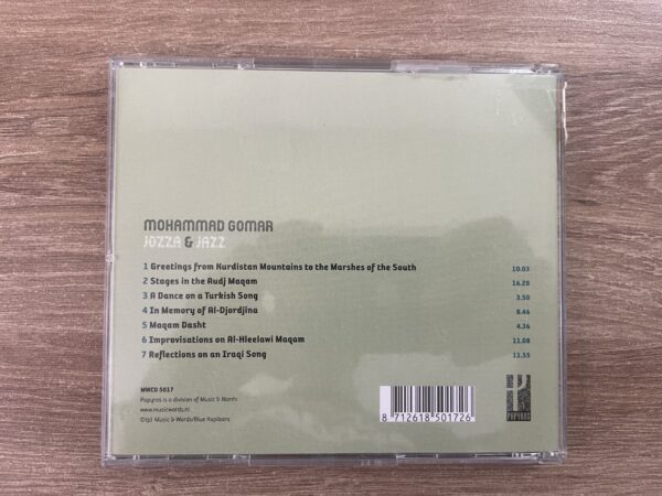 Mohammad Gomar - Jozza & Jazz (CD) - Image 3
