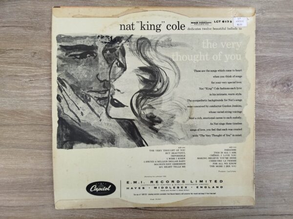 Nat King Cole, Gordon Jenkins And His Orchestra - The Very Thought Of You - Image 3