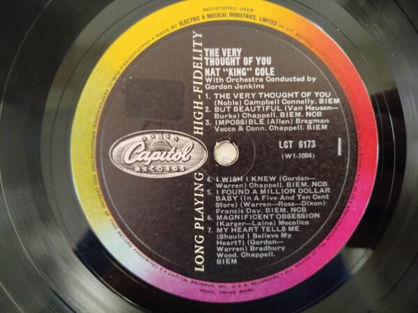 Nat King Cole, Gordon Jenkins And His Orchestra - The Very Thought Of You - Image 5