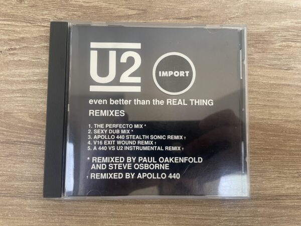 U2 - Even Better Than The Real Thing (Remixes) (CD) - Image 2