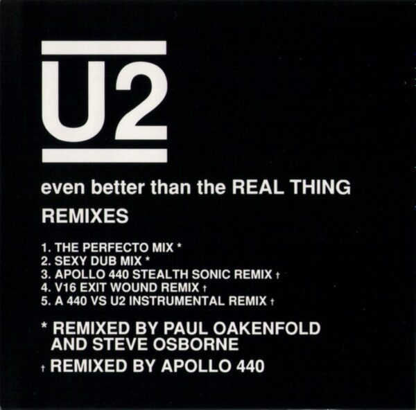 U2 - Even Better Than The Real Thing (Remixes) (CD)