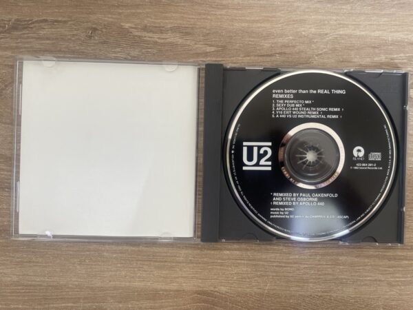 U2 - Even Better Than The Real Thing (Remixes) (CD) - Image 4