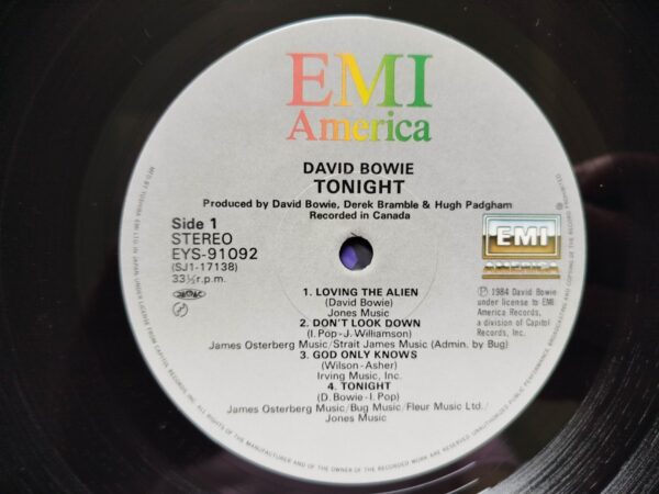 David Bowie - Tonight (JP) - Image 5
