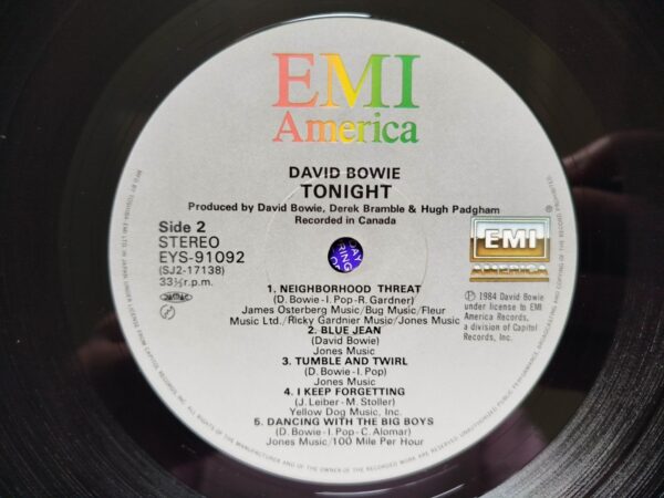 David Bowie - Tonight (JP) - Image 6