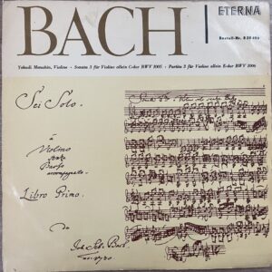 Bach, Yehudi Menuhin - Sonata 2 Für Violine