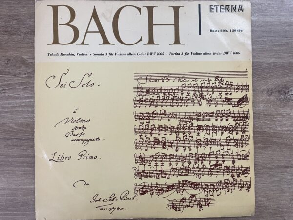 Bach, Yehudi Menuhin - Sonata 2 Für Violine - Image 2