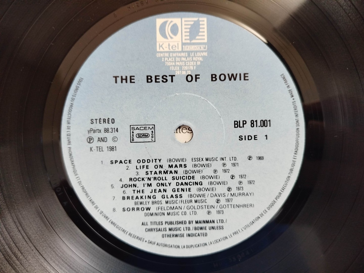 David Bowie - The Best of Bowie - Vinyl.ge - მუსიკალური ვინილები ...