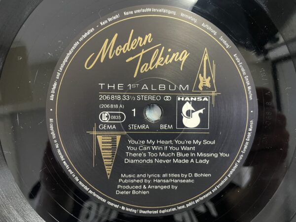 Modern Talking - The 1st Album - Image 5