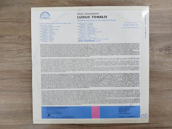 Paul Hindemith - Hans Petermandl - Ludus Tonalis - Image 3