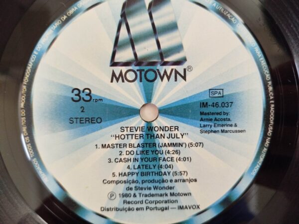 Stevie Wonder ‎- Hotter Than July - Image 6