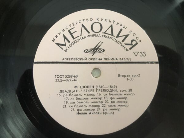Nelli Akopyan - F. Chopin – Twenty-Four Preludes, Op. 28 - Image 5
