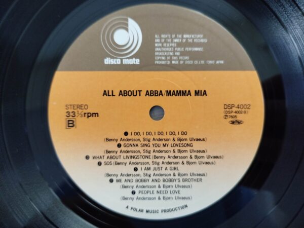 ABBA ‎- All About ABBA / Mamma Mia (JP) - Image 5