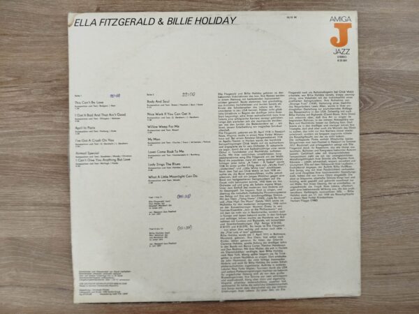 Ella Fitzgerald & Billie Holiday - Ella Fitzgerald Und Billie Holiday - Image 3