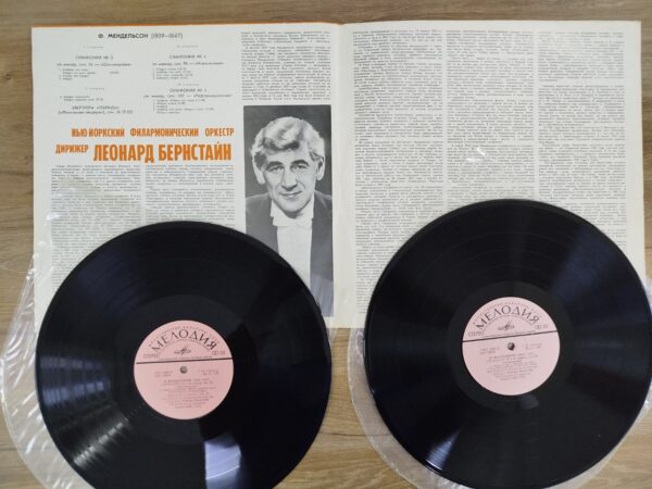 F. Mendelssohn - Conductor Leonard Bernstein – Symphonies No. 3 - 4 - 5 - Image 4