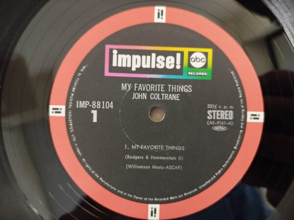 John Coltrane ‎- Selflessness Featuring My Favorite Things (JP, Impulse!) - Image 6