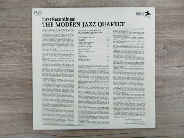 The Modern Jazz Quartet - First Recordings! (Original 1952 - 1955) - Image 3
