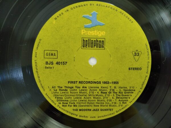 The Modern Jazz Quartet - First Recordings! (Original 1952 - 1955) - Image 6